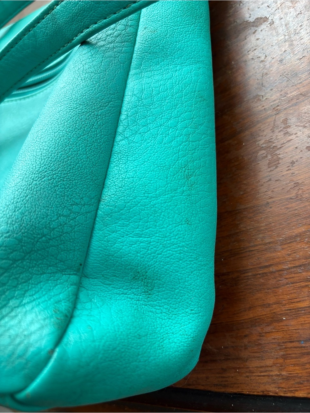 Gussaci Turquoise Crossbody Bag purse Zip Pockets Adjustable strap - Picture 8 of 13